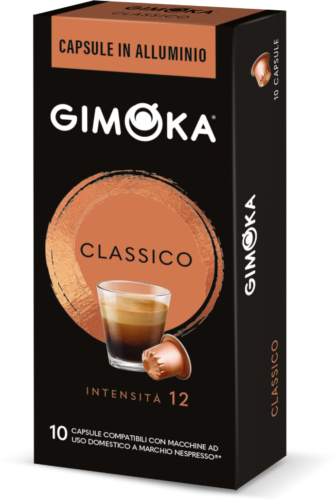Gimoka In Alluminio Classico 10 Coffee Capsules