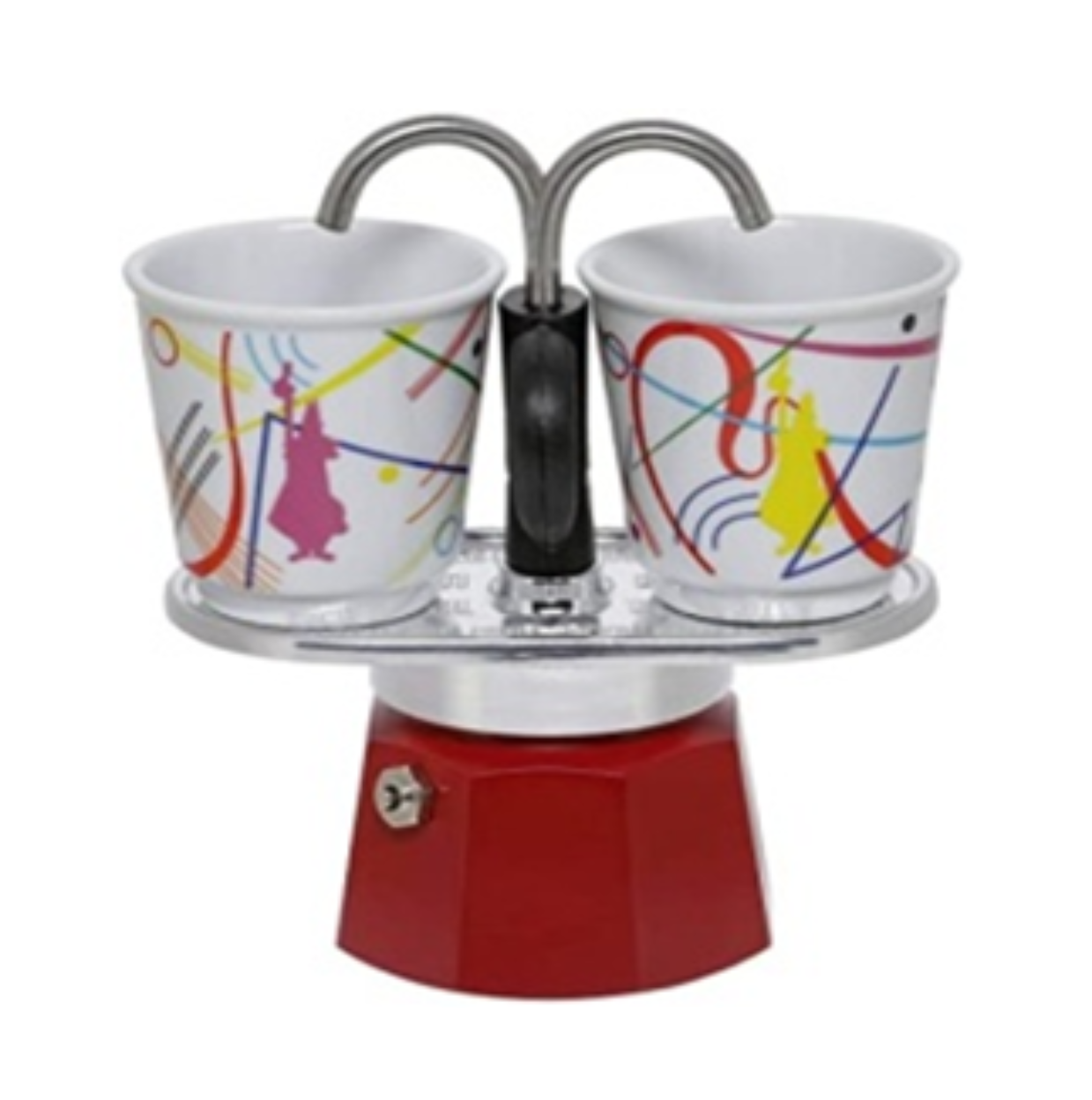 Bialetti Mini Express 2 Cups Espresso Maker – Red