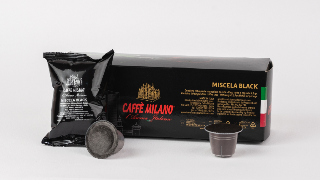 Caffe Milano MISCELA BLACK - 10 Nespresso CAPS