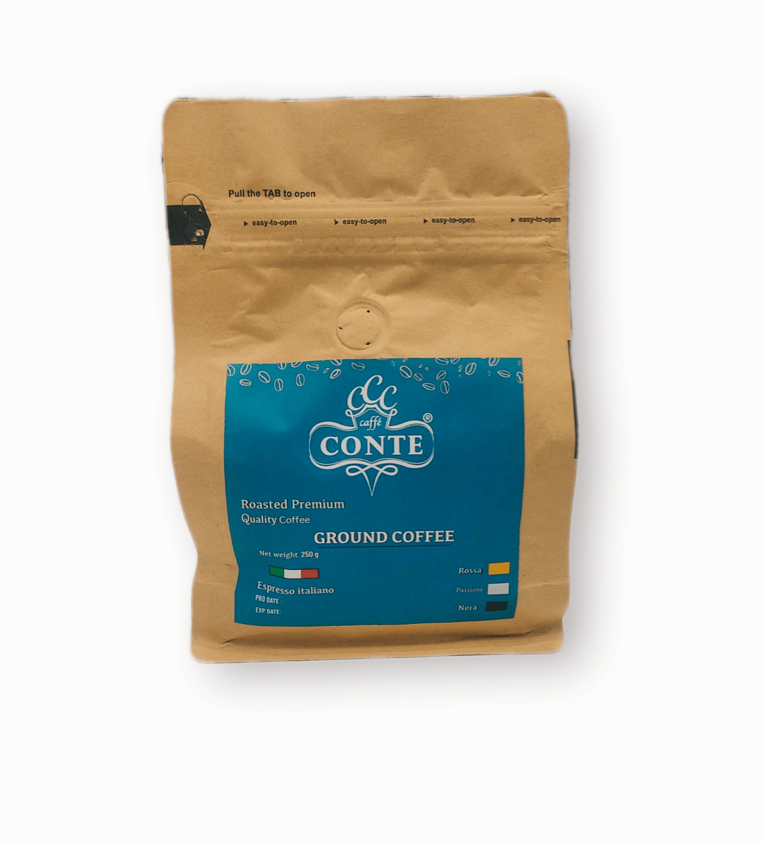 Conte Silver Coffee ( PASSIONE ) - 250g Grounded